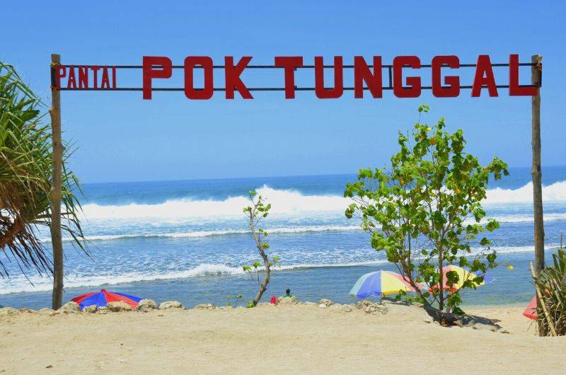 Pantai Pok Tunggal Jogja via Gmap
