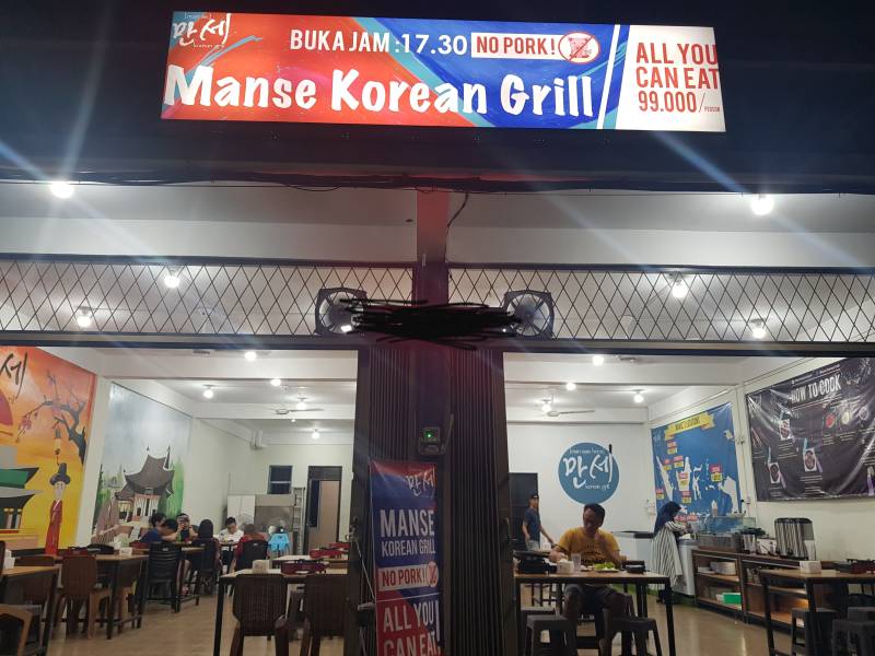 All you can eat Batam Manse Korean Grill Non Pork Penuin