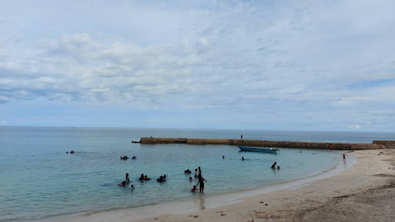 The charm of Ambon's Relaxing Beach