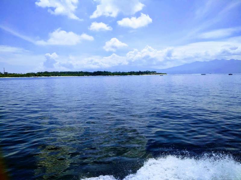 Kejernihan air di Gili Air Lombok
